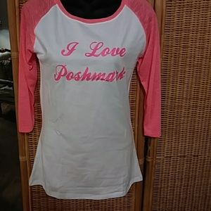 I Love Poshmark 3/4 Sleeve Tee