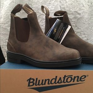 Brown Blundstone boots
