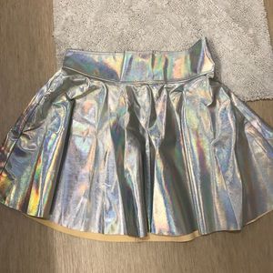 HOLOGRAPHIC skirt