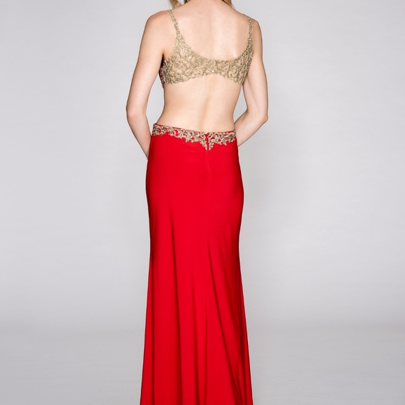CACHET CUT-OUT EVENING GOWN - Picture 4 of 4