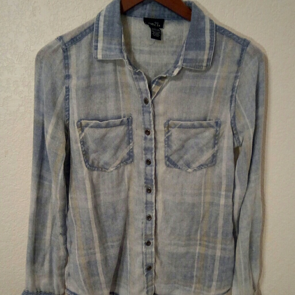Soft flannel button up