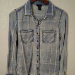 Soft flannel button up