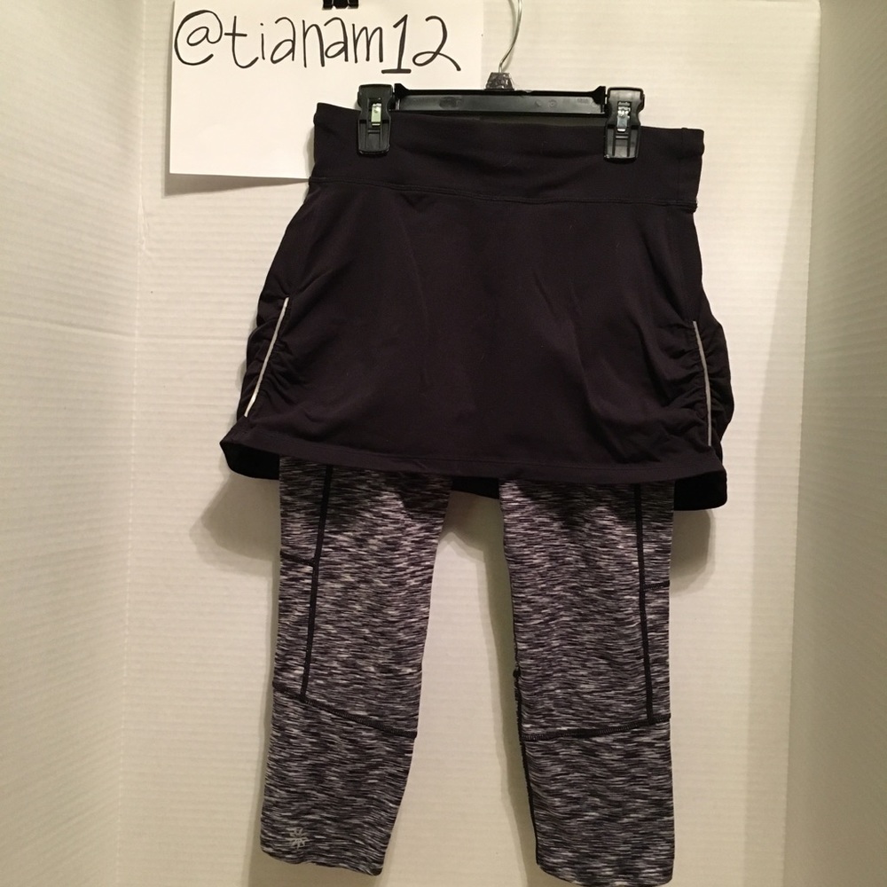 Athleta two in one legging and skirt