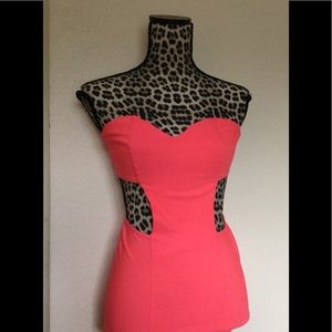 Strapless dress