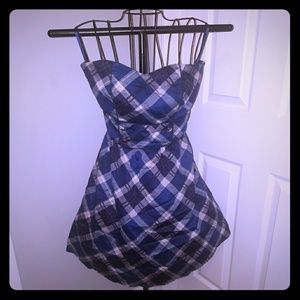 Beautiful checkered fit and flare flirty dress