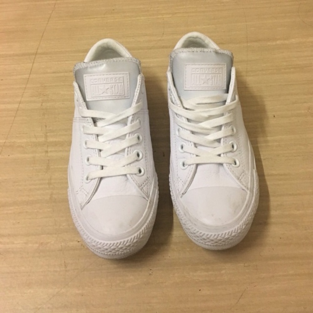 White leather converse