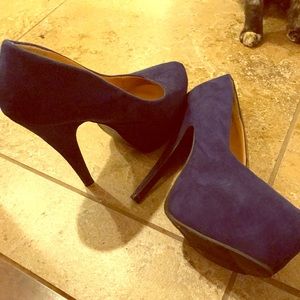 Dark blue heels
