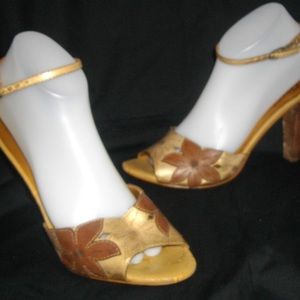 Brown Gold Carlos by Carlos Santana Tribute Sandal -- Final Price