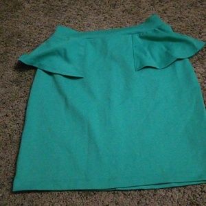 Turquoise dress skirt Turquoise dress skirt