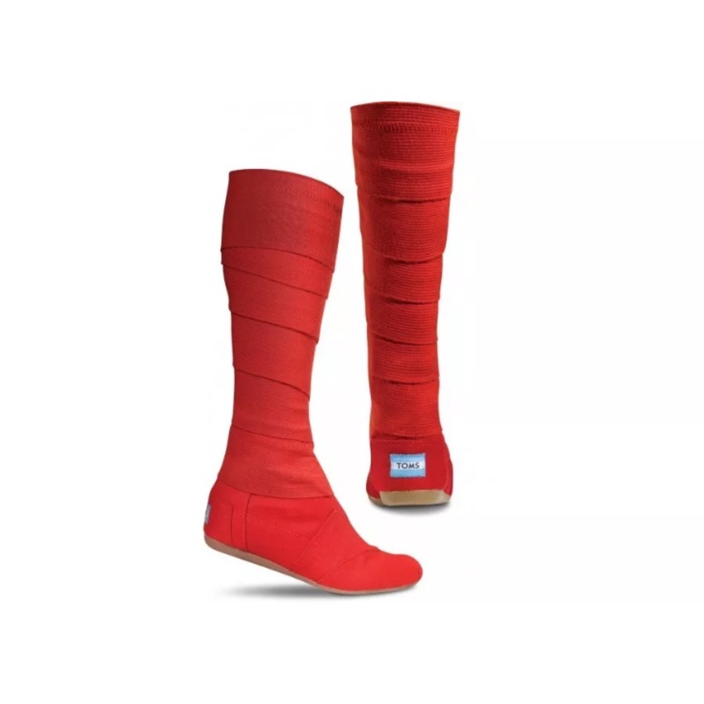 Toms Vegan Wrap Boot Red Size 5 - Picture 1 of 1
