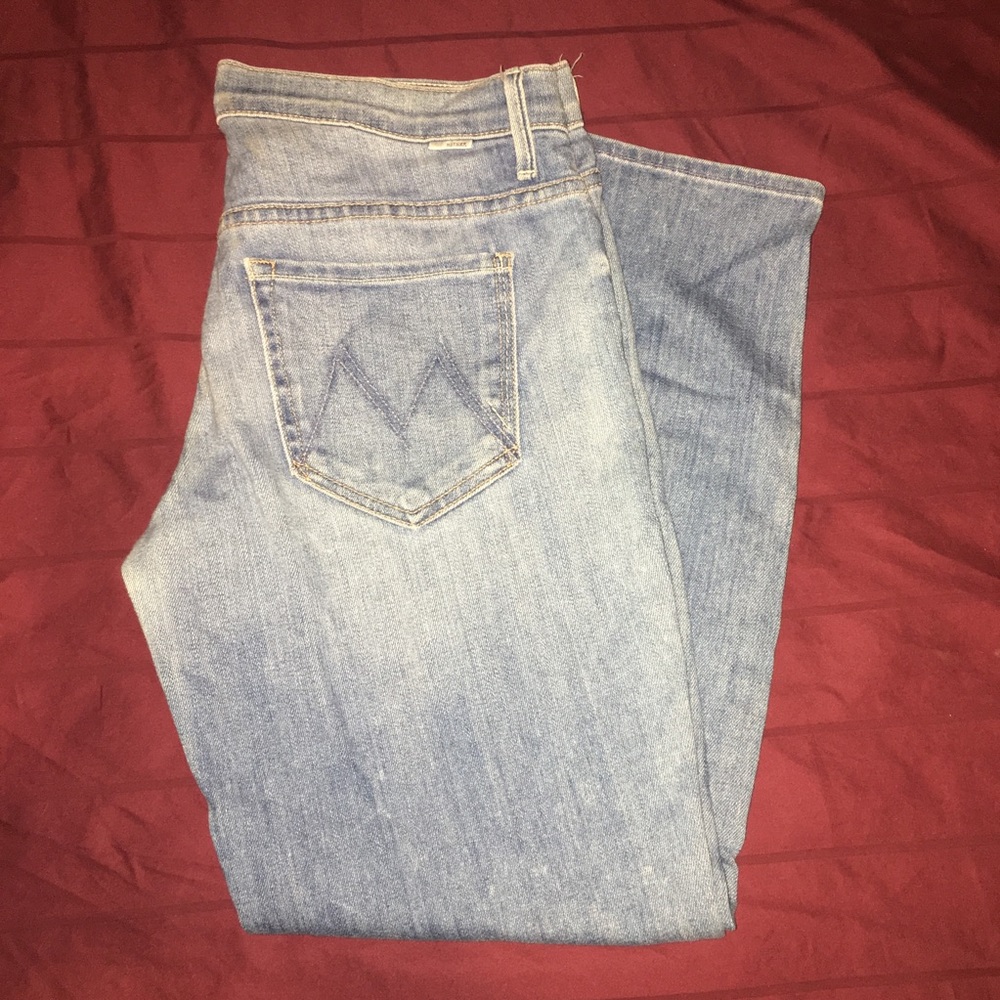 MOTHER skinny cropped jeans