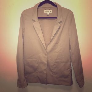 Forever 21 Tan Blazer Jacket Forever 21 Tan Blazer Jacket
