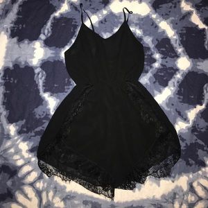 Black Lace Romper Black Lace Romper