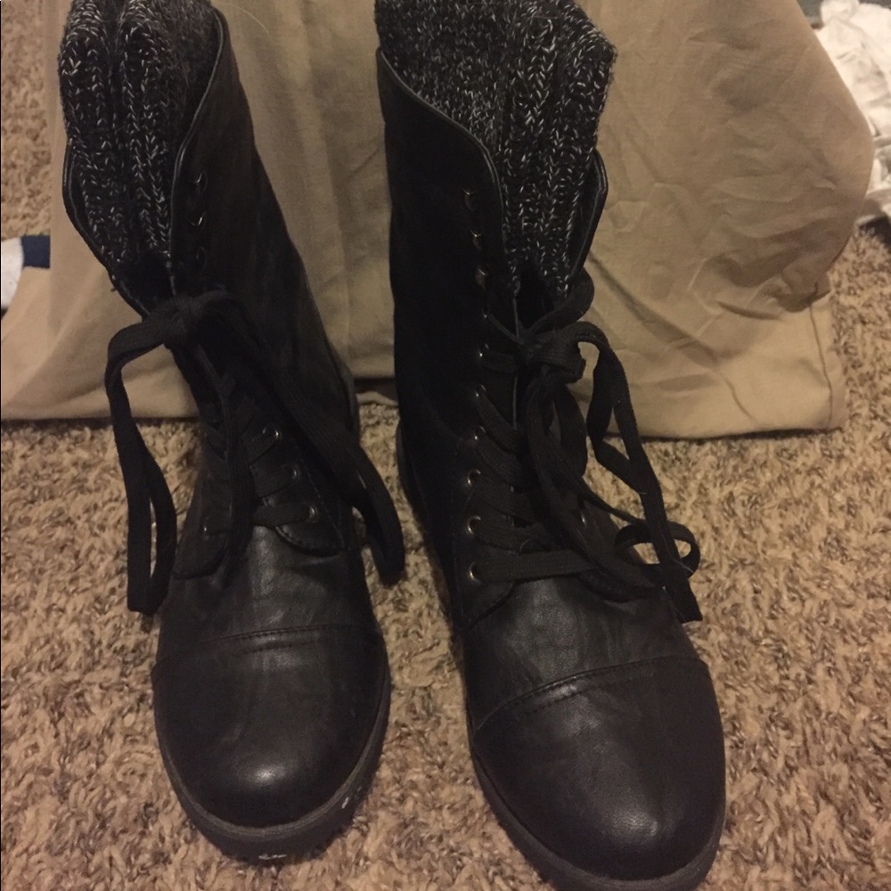 Combat boots - Picture 2 of 2