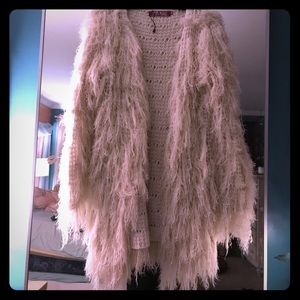NEVER WORN FRINGE JACKET NEVER WORN FRINGE JACKET