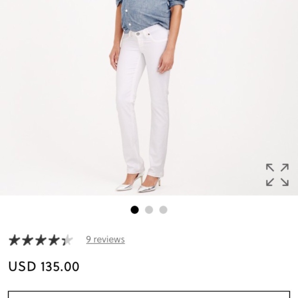 Jcrew  maternity matchstick jeans