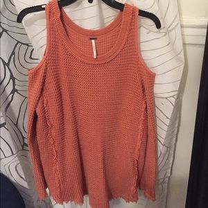 Free people sunset cold shoulder sweater