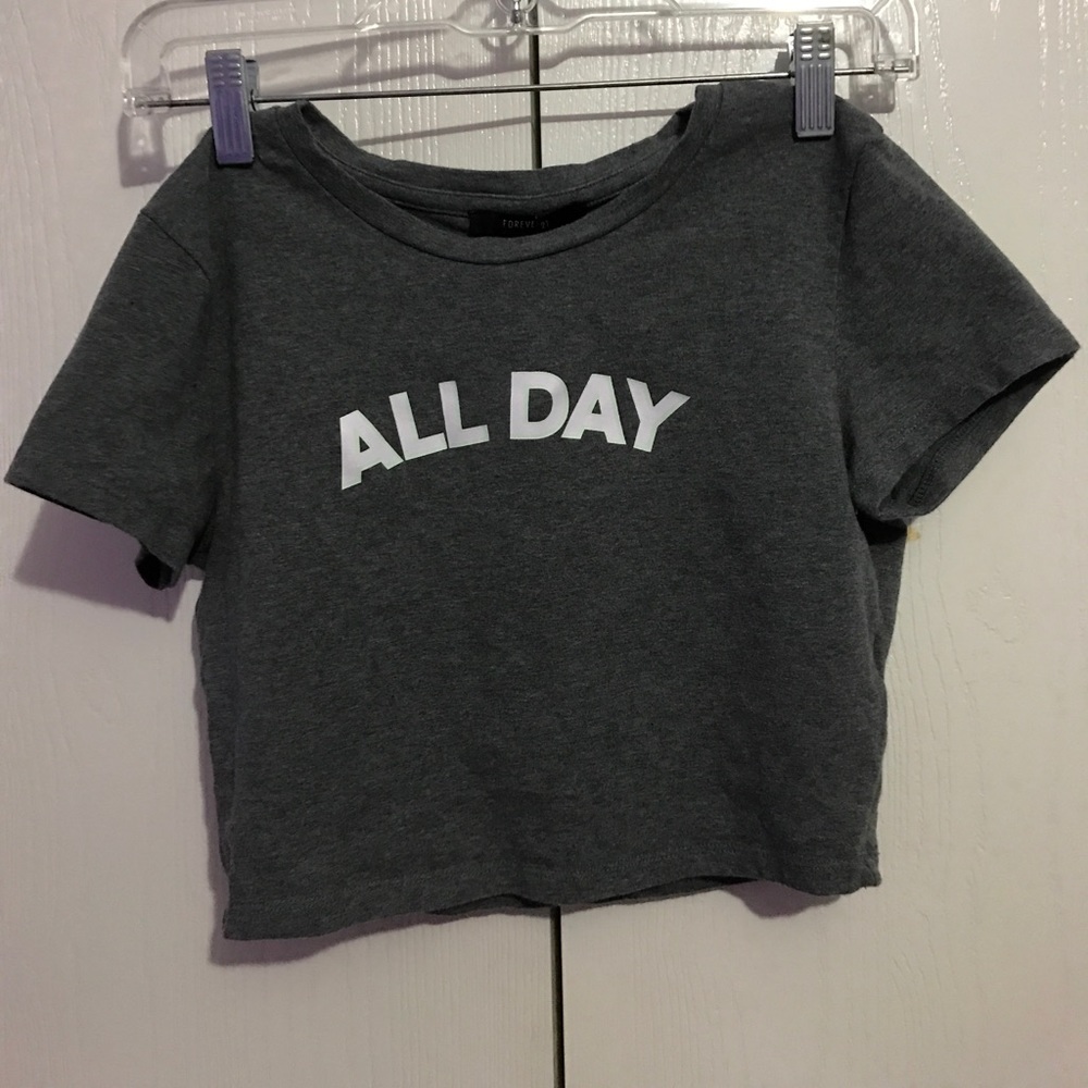 “All Day” crop top