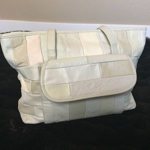 💎2 x $15💎 Vintage Leather Boho Patchwork Purse