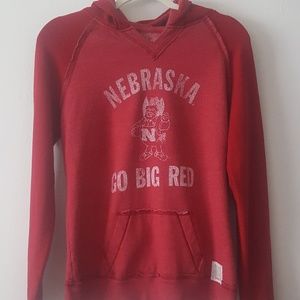 THE OG RETRO BRAND NEBRASKA CORNHUSKERS HOODIE THE OG RETRO BRAND NEBRASKA CORNHUSKERS HOODIE