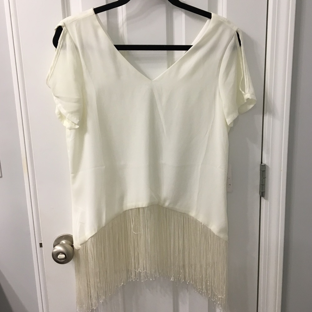 Charming Charlie Tassel Shirt