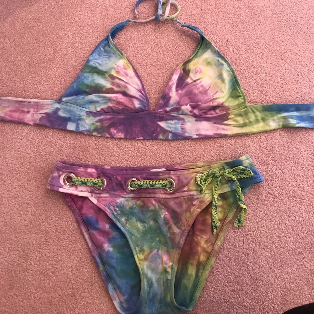 Tie dye Lucky Brand bikini