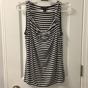 White House Black Market Striped Top
