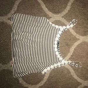 stripped cropped top