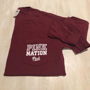 Pink Nation long sleeve Tee