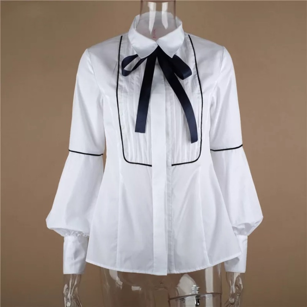 🌲 SALE TODAY ONLY🌲White Bowtie Tuxedo Shirt - Picture 5 of 6