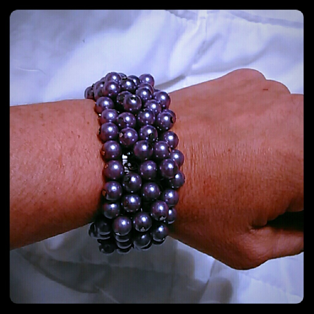 Beautiful Lavender Beaded Bracelet