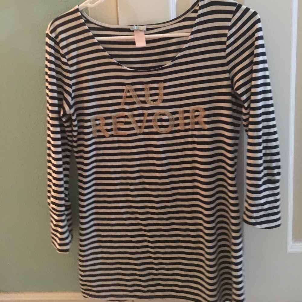 Women’s down east shirt 3/4 sleeve size medium