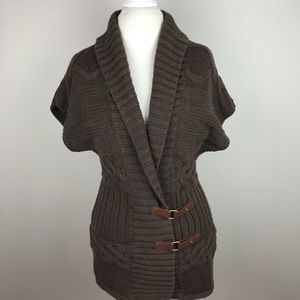 Tommy Hilfiger cable knit cardigan sweater Medium