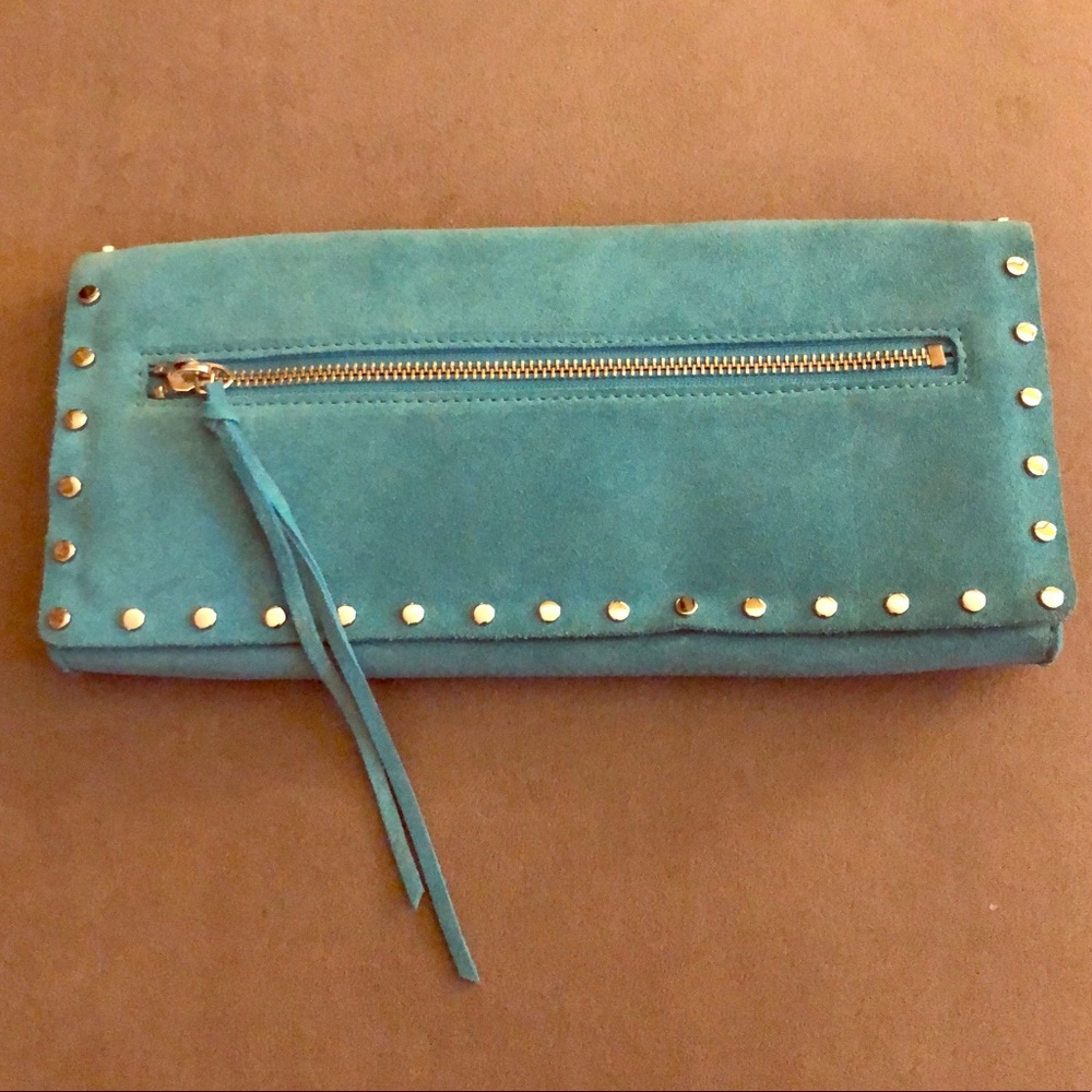Banana Republic Suede Clutch Handbag