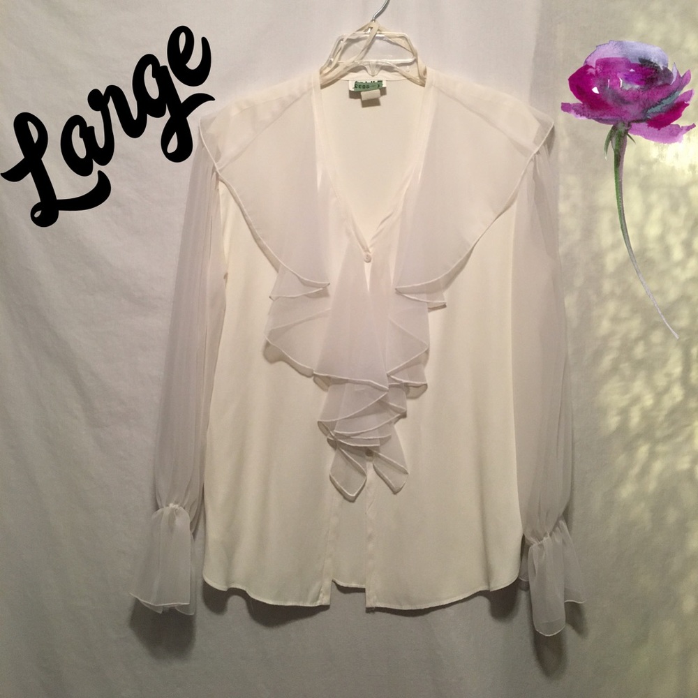 Vintage Elegance Size Large Blouse by Joule