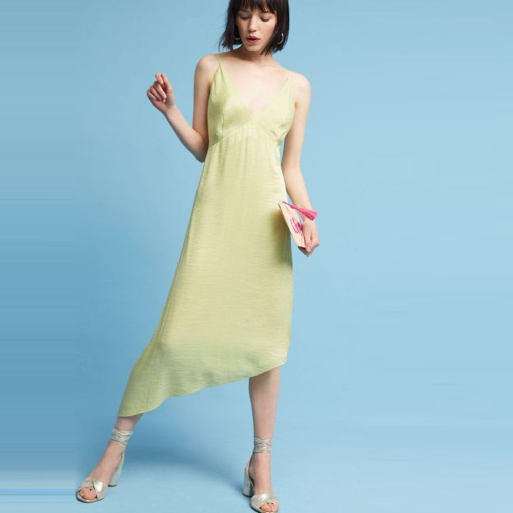 Anthropologie NWT Winnie Woven Slip Dress- 6 10 12