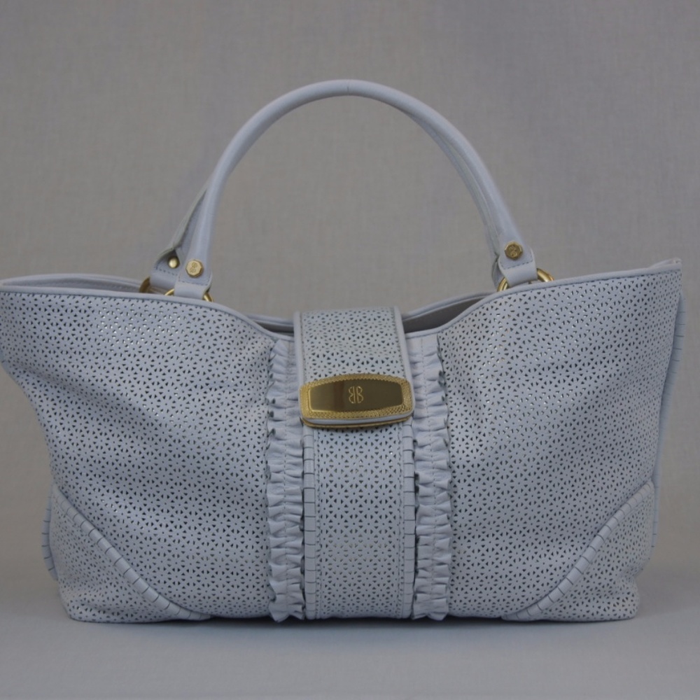 White tote from iconic designer Bill Blass