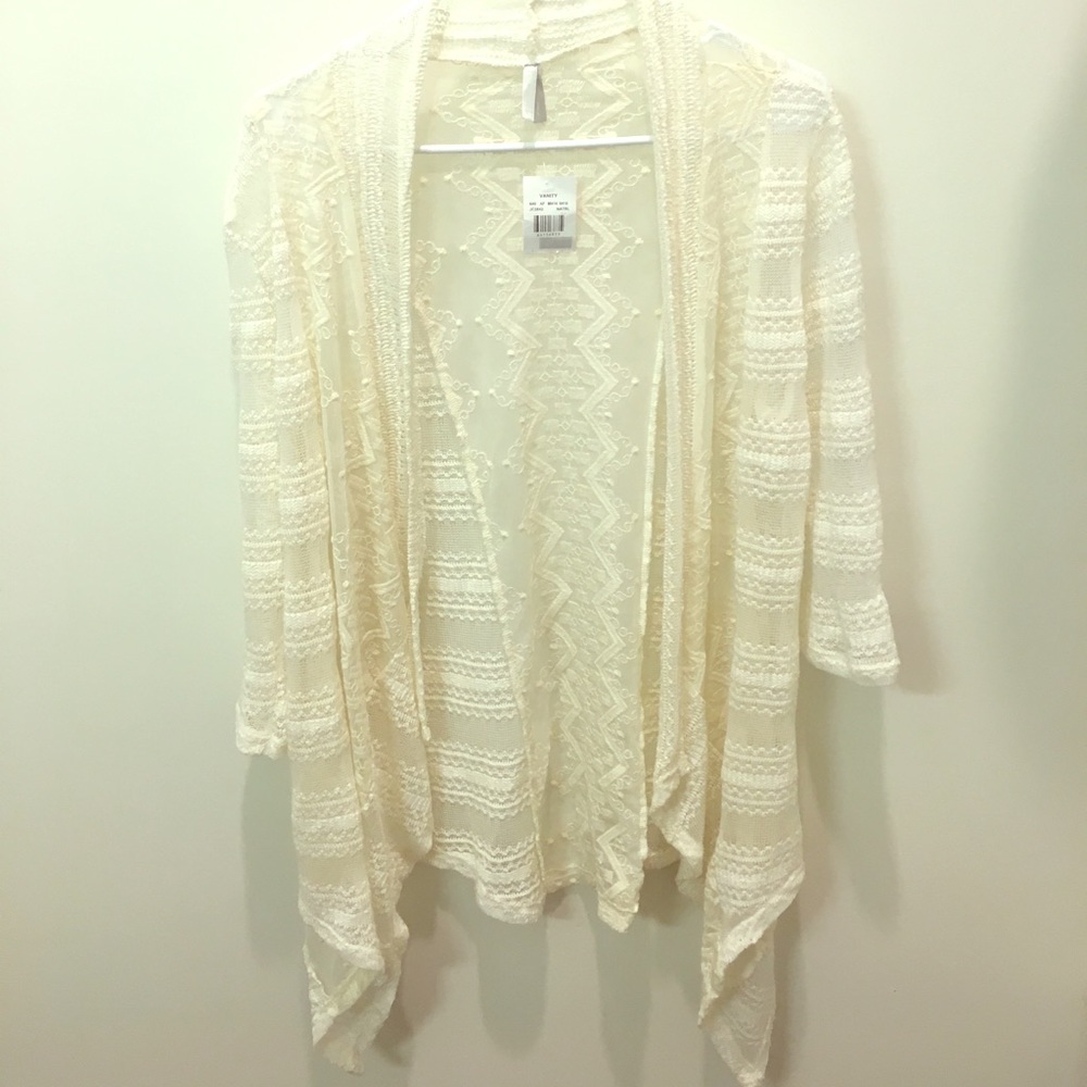 Cream Lace Kimono