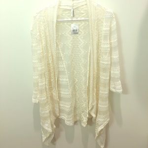 Cream Lace Kimono