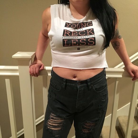 Young & Reckless Crop Top - Picture 1 of 2