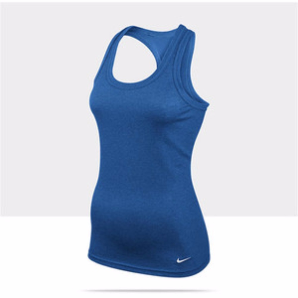 NWT Nike Dri-FIT Rib Women's Tank Top XS Blue