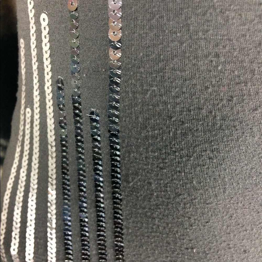 Thread : Tank Grey with sequins accent - Picture 5 of 6
