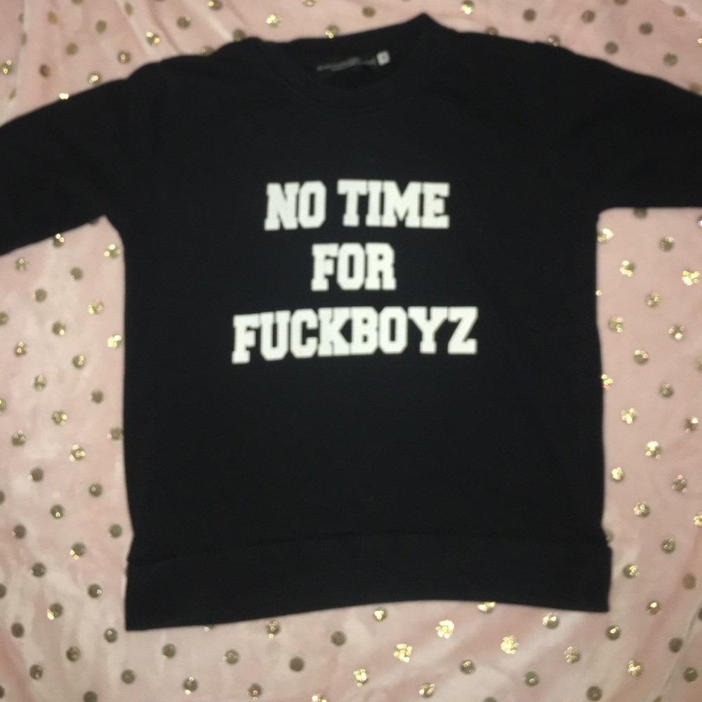 omighty sweater no time for fuckboyz