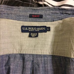 Large slim fit US Polo Assn. shirt. 100% cotton