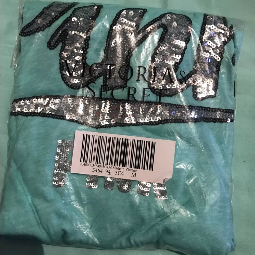 Victoria’s Secret PINK Bling V-Neck Tee