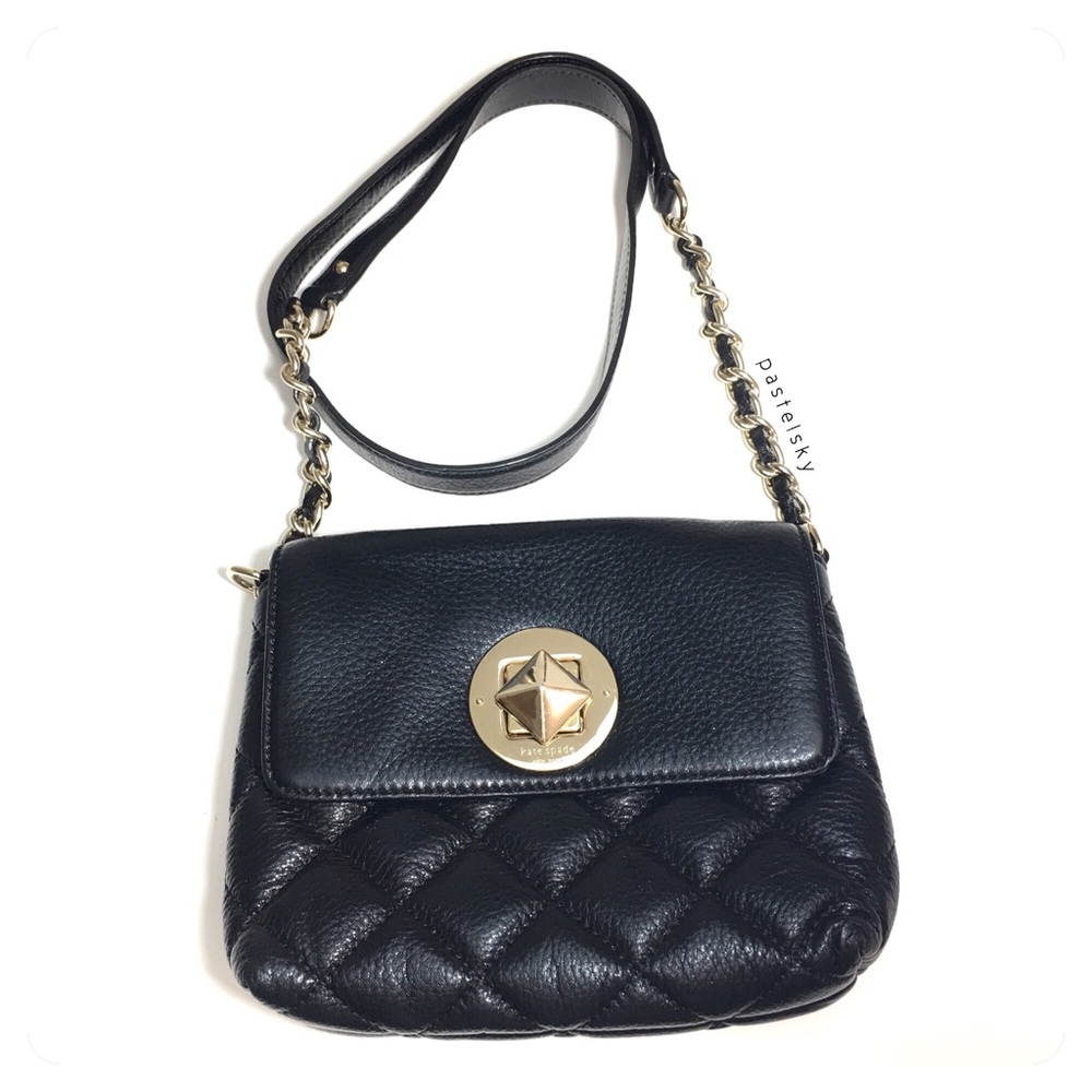 authentic KATE SPADE NY dara quilted shoulder bag - Picture 2 of 8