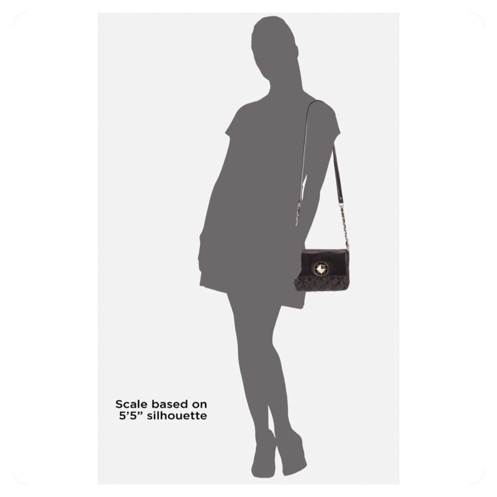 authentic KATE SPADE NY dara quilted shoulder bag - Picture 8 of 8