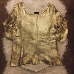 METALLIC SWEATER