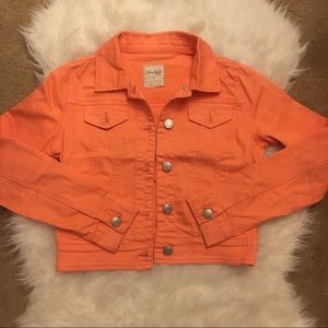 PEACH DENIM JACKET