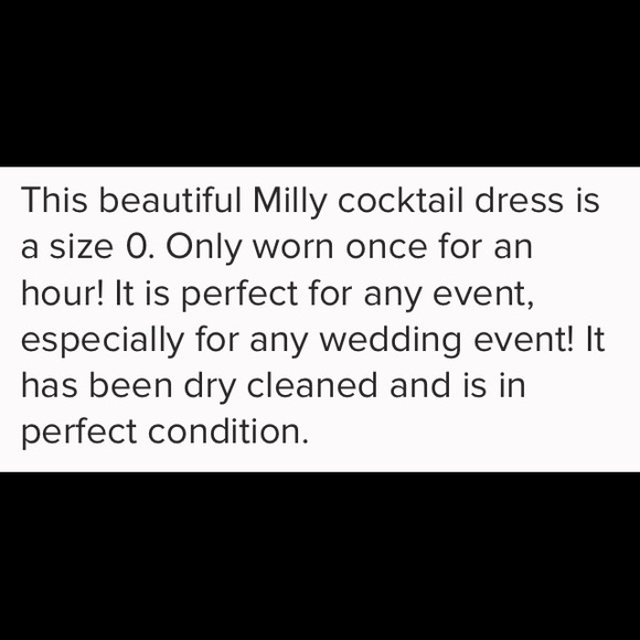 Milly floral rose dress size 0, Bridal/engagement - Picture 4 of 6